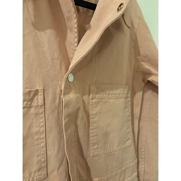 Big Bud Press Peach Light Pink Long Sleeve Jumpsuit Sz Small Boho Twee Indie - Picture 8 of 8